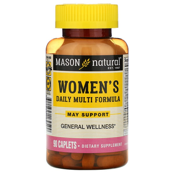 Mason Natural‏, Women's Daily Multi Formula, 90 Caplets