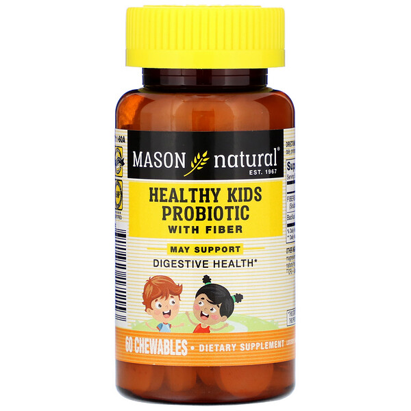 Mason Natural, ΠΠ΄ΠΎΡΠΎΠ²ΡΠ΅ Π΄Π΅ΡΠΈ ΠΡΠΎΠ±ΠΈΠΎΡΠΈΠΊ Ρ ΠΊΠ»Π΅ΡΡΠ°ΡΠΊΠΎΠΉ, 60 ΠΆΠ΅Π²Π°ΡΠ΅Π»ΡΠ½ΡΡ
ΡΠ°Π±Π»Π΅ΡΠΎΠΊ