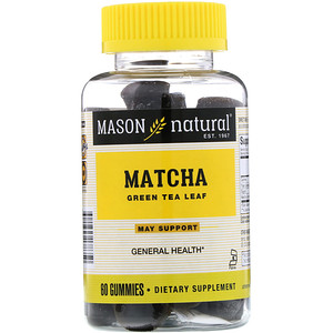 Отзывы о Масон Натуралс, Matcha Green Tea Leaf, 60 Gummies