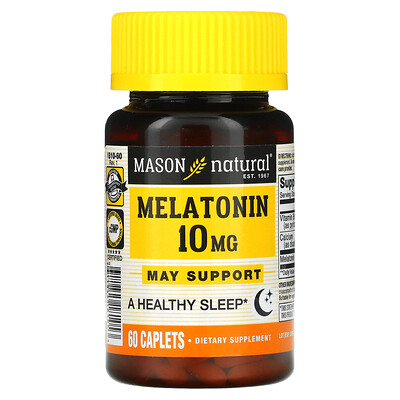 

Mason Natural Melatonin 10 mg 60 Caplets