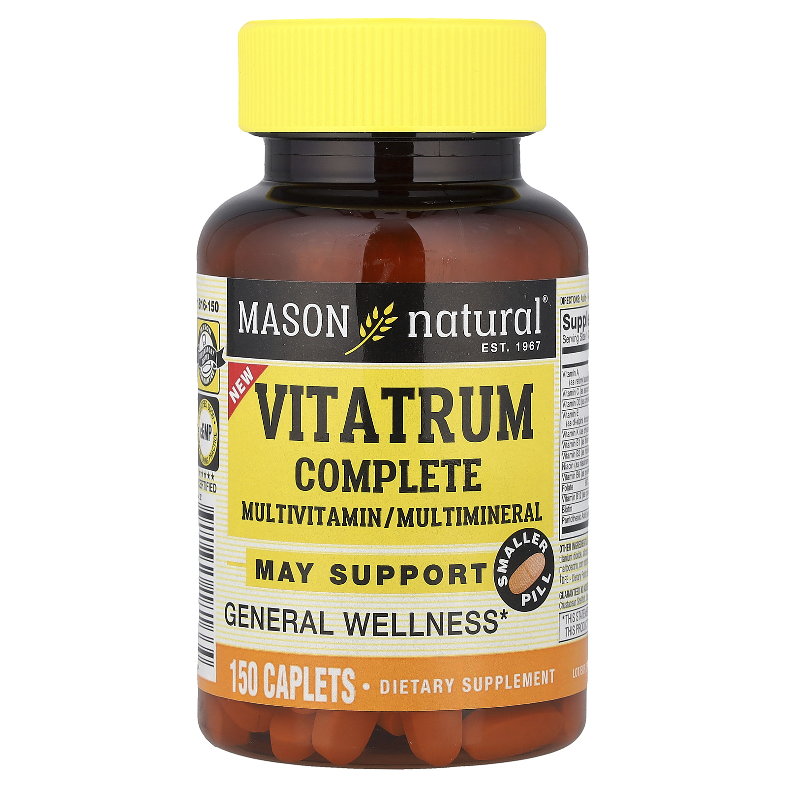 Vitatrum Complete Multivitamin/Multimineral, 150 Capsules
