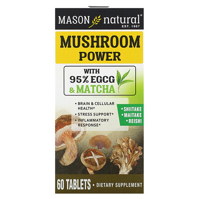 

Mason Natural Mushroom Power 60 Tablets