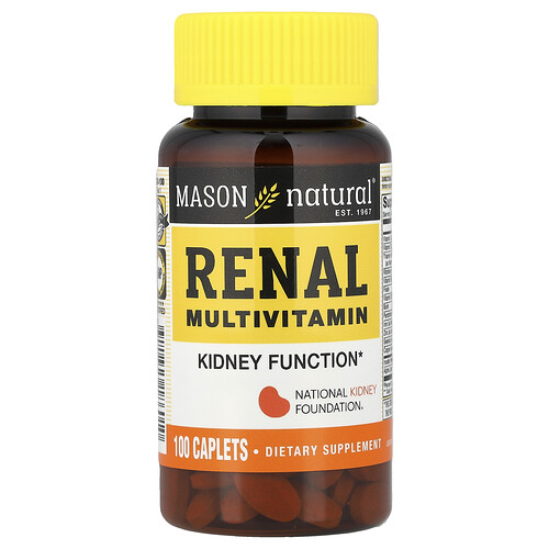 Mason Natural, Renal Multivitamin, Nieren-Multivitamin, 100 Kapseln
