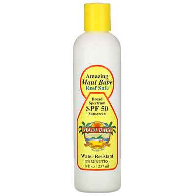 

Amazing Maui Babe Sunscreen, SPF 50, 8 fl oz (237 ml)