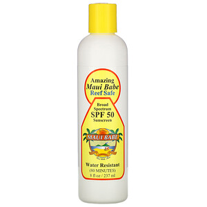 Отзывы о Maui Babe, Amazing Maui Babe Sunscreen, SPF 50, 8 fl oz (237 ml)