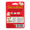 Sierra Bees, オーガニックリップバーム、ザクロ、4パック、各4.25g（0.15オンス）
