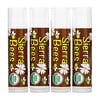 Sierra Bees, שפתון אורגני נגד יובש, קוקוס, מארז של 4 יחידות, 4.25 גרם כל יחידה