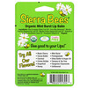Sierra Bees, オーガニックリップバーム、ミントバースト、4パック、各.15 oz (4.25 g) 