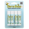 Sierra Bees, 유기농 립밤, 무향, 4팩, 각 15 oz (4.25 g)