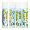 Sierra Bees, Organic Lip Balms, Unflavored, 4 Pack, .15 oz (4.25 g) Each