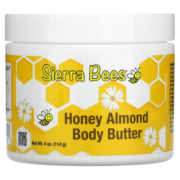 Sierra Bees, Honey Almond Body Butter, Honig-Mandel-Körperbutter, 114 g (4 oz.)