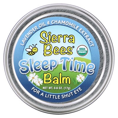 Sierra Bees бальзам-стик для спокойного сна, лаванда и ромашка, 17 г (0,6 унции)
