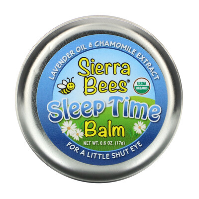 Sierra Bees Бальзам для спокойного сна, лаванда и ромашка, 17 г (0,6 унции)