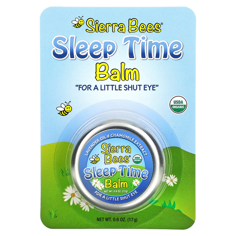 Sierra Bees, Sleep Time Balm, Lavender & Chamomile, 0.6 oz (17 g) iHerb