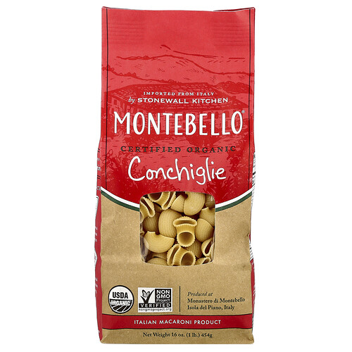 Montebello, Organic Conchiglie, 16 oz (454 g)