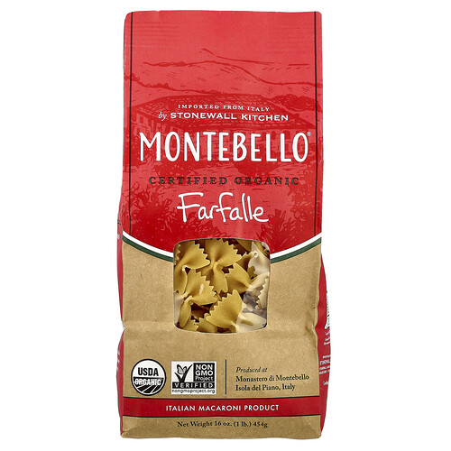 Montebello Organic Farfalle, 16 oz (454 g)