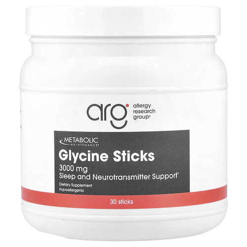 Metabolic Maintenance Glycine Sticks, 30 Sticks, (3 g) Each