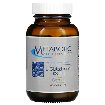Metabolic Maintenance L-Glutathione, 100 mg, 60 Capsules