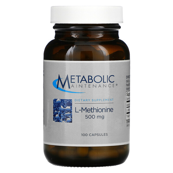 Metabolic Maintenance, L-蛋氨酸，500 毫克，100 粒膠囊