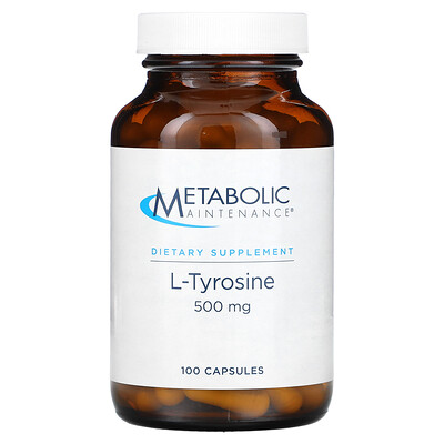 

Metabolic Maintenance L-Tyrosine 500 mg 100 Capsules