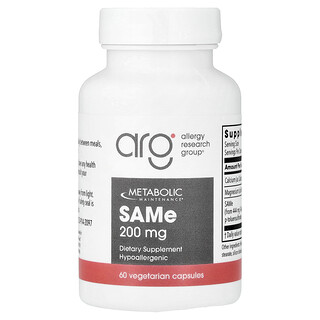 Metabolic Maintenance, SAMe, 200mg, 캡슐 60정