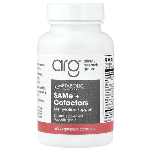 Metabolic Maintenance, SAMe + Cofactors, 60 pflanzliche Kapseln