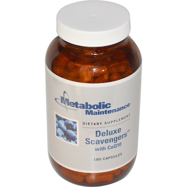 Metabolic Maintenance, Deluxe Scavengers with CoQ10, 180 Capsules (Discontinued Item) 
