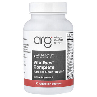 Metabolic Maintenance, VitalEyes™ Complete, 90 capsules végétariennes