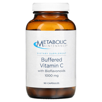 

Metabolic Maintenance Buffered Vitamin C with Bioflavonoids 1 000 mg 90 Capsules