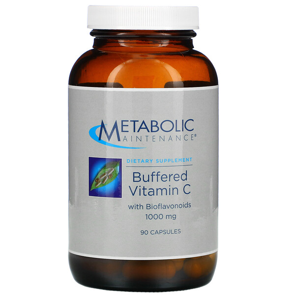 Buffered Vitamin C with Bioflavonoids, 1,000 mg, 90 Capsules