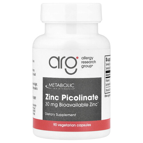 Metabolic Maintenance Zinc Picolinate, 90 Vegetarian Capsules