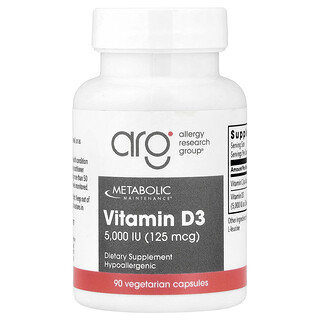 Metabolic Maintenance, Vitamin D-3, 90 Vegetarian Capsules