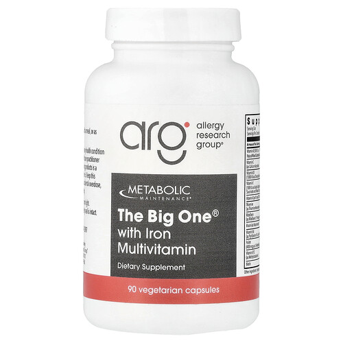 Metabolic Maintenance The Big One® With Iron Multivitamin, 90 Vegetarian Capsules
