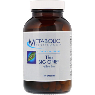 Metabolic Maintenance, The Big One sans fer, 100 Capsules