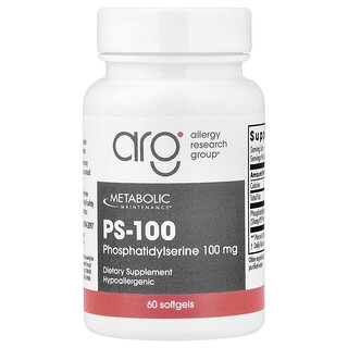 Metabolic Maintenance, PS-100, 100 mg, 60 pehmeää kapselia