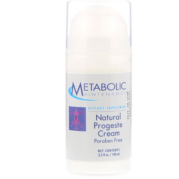 Natural Progeste Cream, 3.5 fl oz (100 ml)