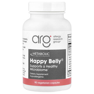 Metabolic Maintenance‏, ®Happy Belly‏, 90 כמוסות צמחוניות