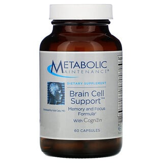 Metabolic Maintenance, Brain Cell Support, Cognizin 함유, 캡슐 60정