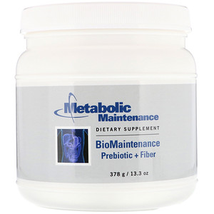 Метаболик Мэйтнанс, BioMaintenance, Prebiotic + Fiber, 13.3 oz (378 g) отзывы