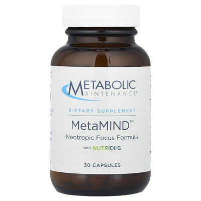 Product Image for Metabolic Maintenance, MetaMIND , 30 Capsules