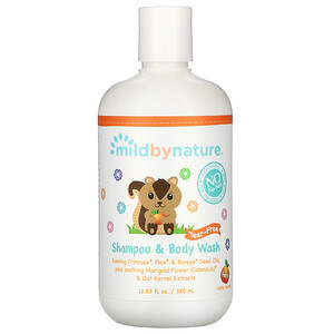 Отзывы о Милд бай нэйчур, Tear-Free Baby Shampoo & Body Wash, Peach, 12.85 fl oz (380 ml)