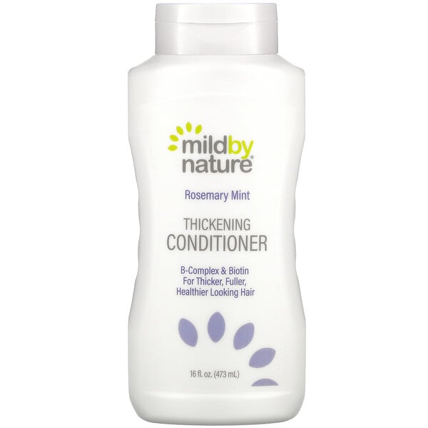 Mild By Nature, Thickening Conditioner, B-Complex & Biotin, Rosemary Mint, 16 fl oz (473 ml
