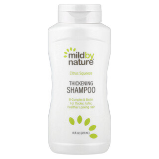 Mild By Nature, Șampon pentru îngroșare, complex B + biotină, stoarcere de citrice, 16 fl oz (473 ml)