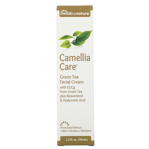 Mild By Nature, Camellia Care, ΠΊΡΠ΅ΠΌ Π΄Π»Ρ ΠΊΠΎΠΆΠΈ Ρ ΠΠΠΠ ΠΈΠ· Π·Π΅Π»Π΅Π½ΠΎΠ³ΠΎ ΡΠ°Ρ, 50Β ΠΌΠ» (1,7Β ΠΆΠΈΠ΄ΠΊ.Β ΡΠ½ΡΠΈΠΈ)