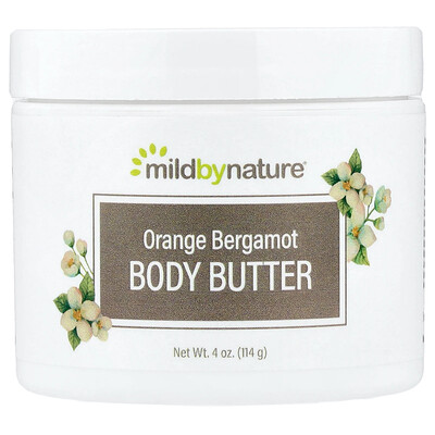 Product Image for Mild By Nature, Orange Bergamot Body Butter, 4 oz (114 g)