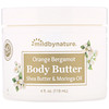 Mild By Nature, Beurre corporel à la bergamote et à l'orange, 118 ml (4 fl oz)