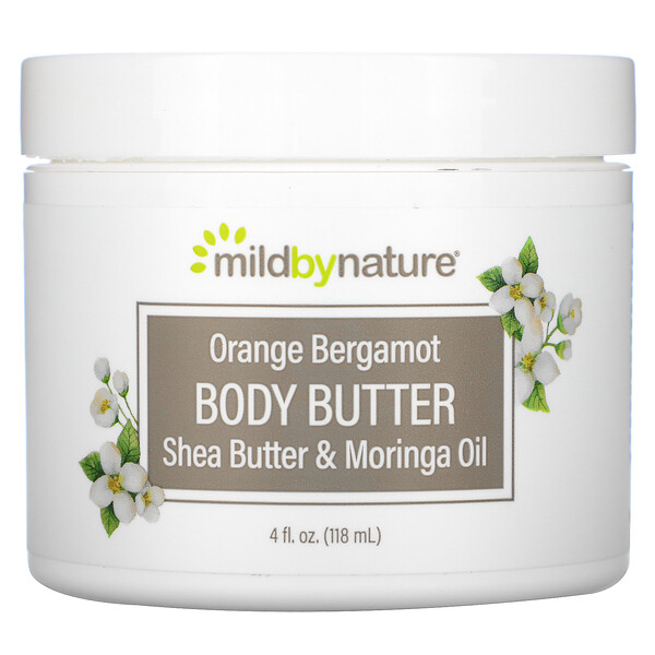 Mild By Nature, Orange Bergamot Body Butter, Körperbutter mit Orange und Bergamotte, 118 ml (4 fl. oz.)
