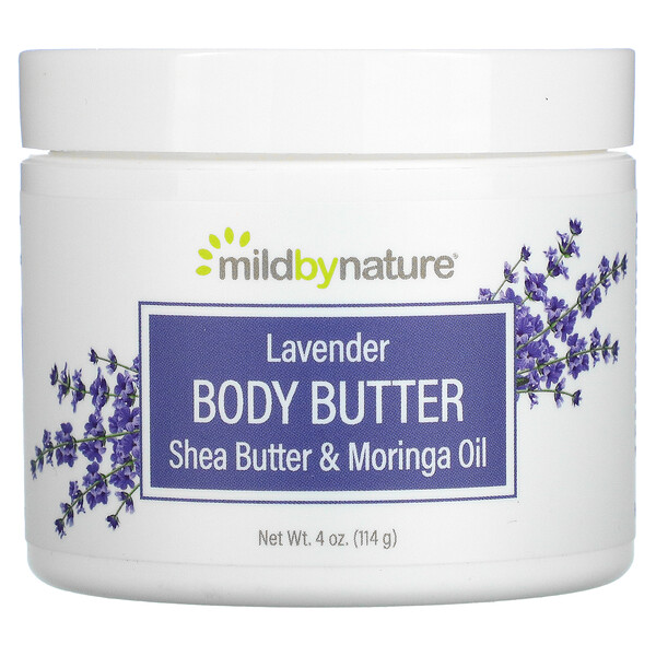 Mild By Nature, Lavender Body Butter, Körperbutter mit Lavendel, 118 ml (4 fl. oz.)