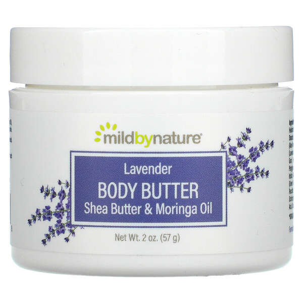 Mild By Nature, Lavender Body Butter, Körperbutter mit Lavendel, 59 ml (2 fl. oz.)