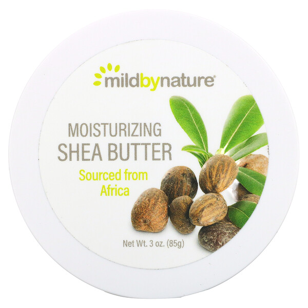 Mild By Nature, Moisturizing Shea Butter, feuchtigkeitsspendende Sheabutter, 85 g (3 oz.)